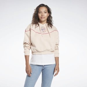 Bluza Z Kapturem Damskie Reebok Classic Trail Głęboka Pomarańczowe PL 62UHWPY